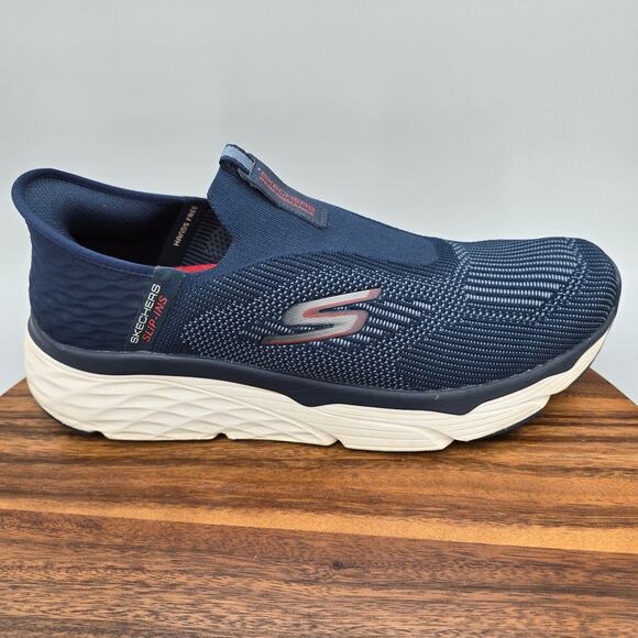 Skechers Slip Ins Shoes Men's 12 Extra Wide Navy Blue Max
